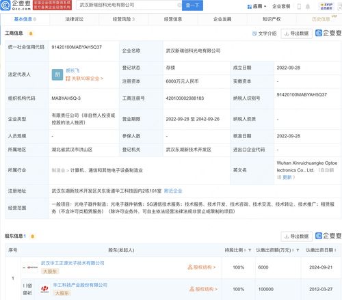华工科技成立光电公司，聚焦5G通信技术服务新赛道